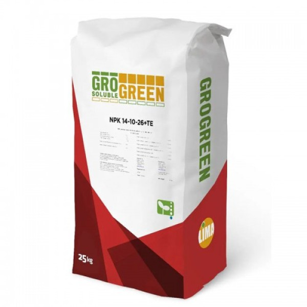 Грінта Сола (Grinta Sola) NPK 14-10-26+3Mg+TE водорозчинне добриво (GroGreen)