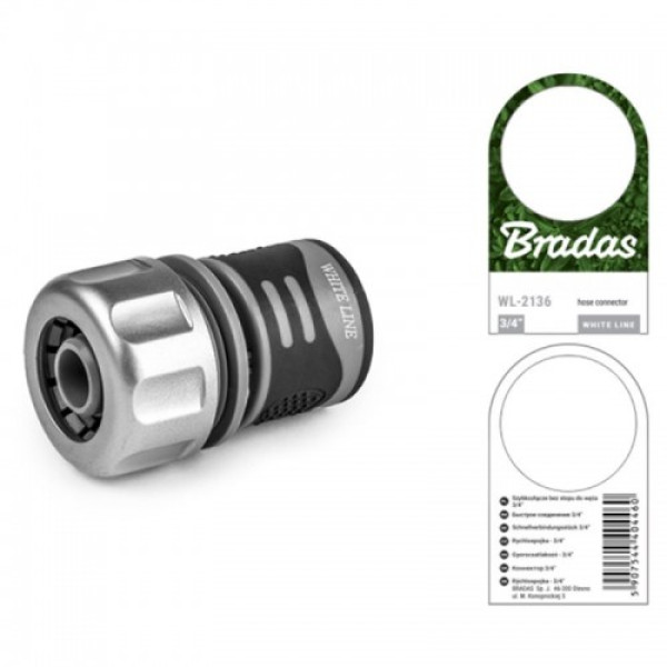 Коннектор 3/4" WHITE LINE - STANDARD TPR (25 шт.) WL-2136 (Bradas)