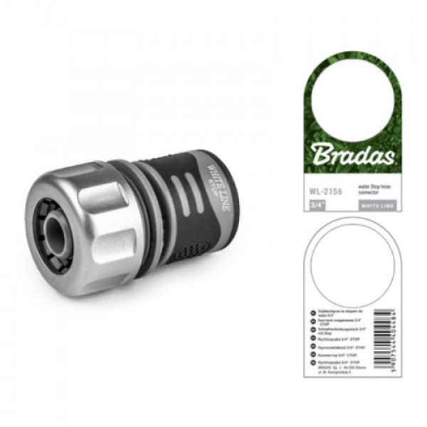 Коннектор 3/4" WHITE LINE - STOP TPR (25 шт.) WL-2156 (Bradas)