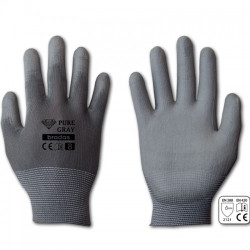 Рукавички захисні Pure Gray поліуретан (Bradas)