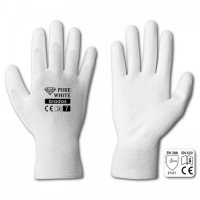 Перчатки защитные Pure White полиуретан (Bradas)
