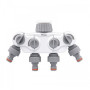 Розподільник с 4 кранами WHITE LINE - SOLID, WL-3034K (Bradas)