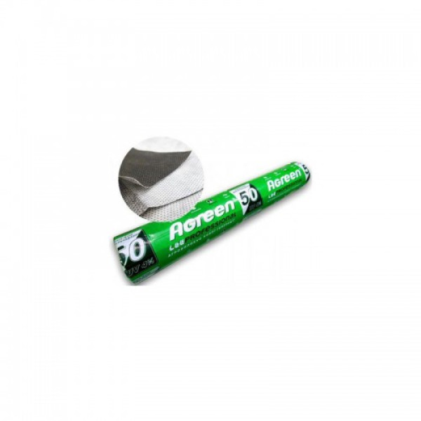 Агроволокно черное с перфорацией (плотность 50г/м2) (Agreen)