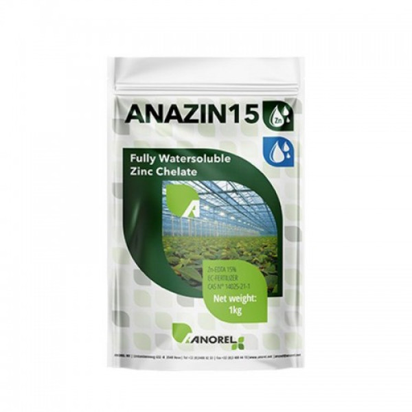 Аназін (Anazin) Zn EDTA 15% (хелат цинку 15%) добриво (Anorel)