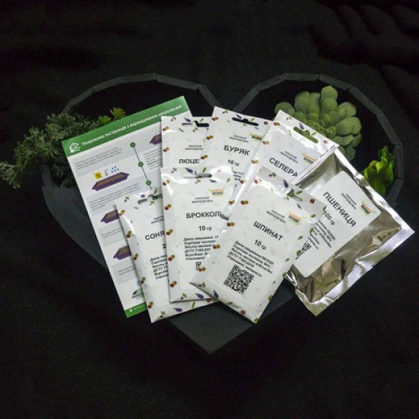 Детокс (7 врожаїв) набір насіння мікрозелені (Agrocity)