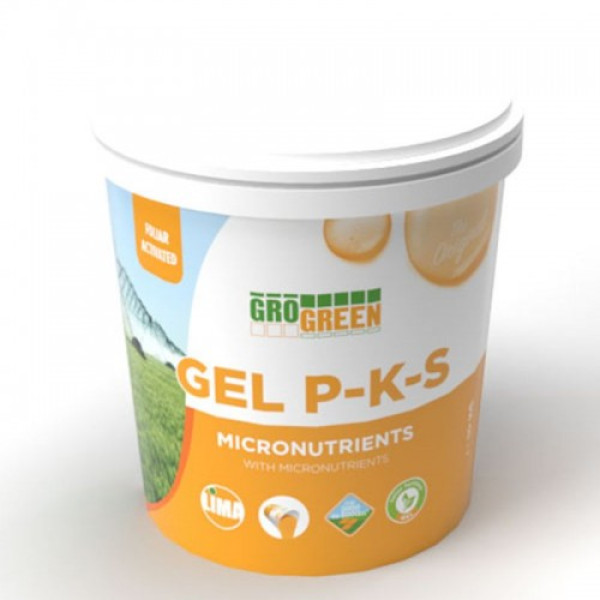 Фосфор-Калій-Сірка Гель (GEL P-K-S) 6-47-44+4,5CaO+13,7SO3+TE добриво (GroGreen)