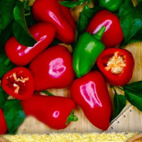Рела семян перца сладкого Паприка мини среднераннего 8х3 см зелен./черв. (Moravoseed)