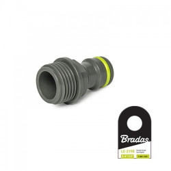 Адаптер вкручиваемый с внешней резьбой 1/2&rdquo; LIME EDITION (25 шт.) LE-2184 (Bradas)