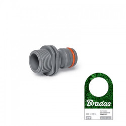 Адаптер WHITE LINE с наружной резьбой 3/4" POWER JET (10 шт.) WL-2186 (Bradas)