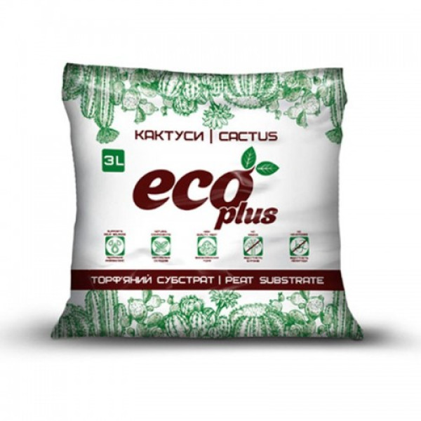 Торфяной субстрат для кактусов (Eco Plus)