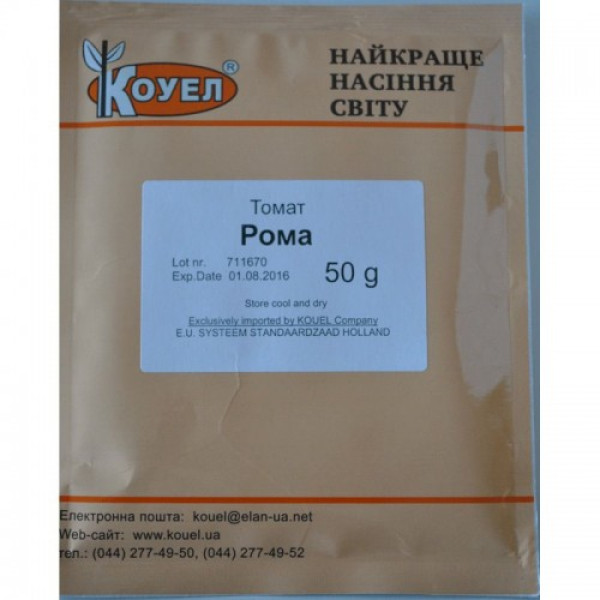 Рома семян помидора детерминантного (Hortus)