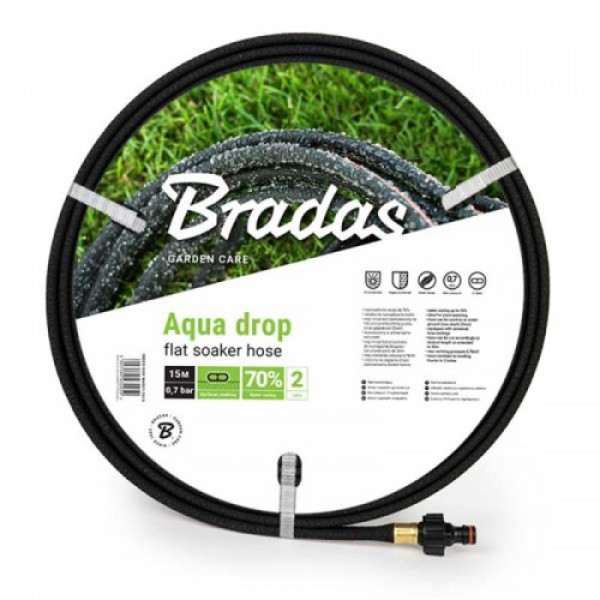 Шланг для слива AQUA-DROP FLAT 1/2 дюйм. (Bradas)