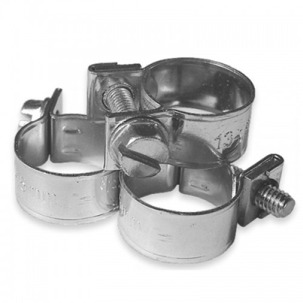 Хомут винтовой MINI сталь W1 13-15мм/9мм (100 шт.) (Bradas)