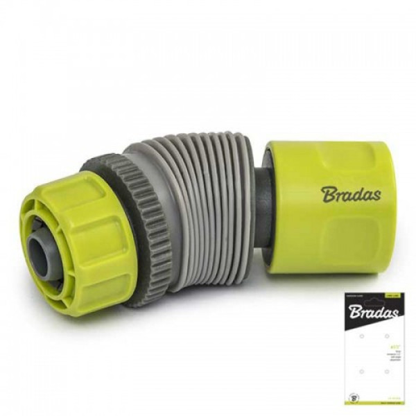 Коннектор с регулировкой угла наклона на шланг 1/2" LIME LINE, LE-02122K (Bradas)