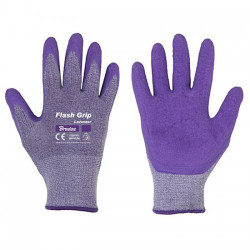 Рукавички захисні Flex Grip Lavender латекс (Bradas)