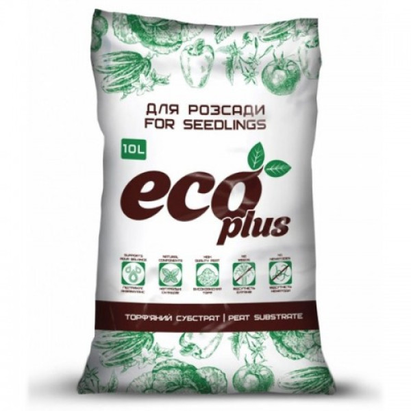 Торфяной субстрат для рассады (Eco Plus)