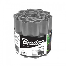 Бордюр для клумби хвилястий сірий (Bradas)