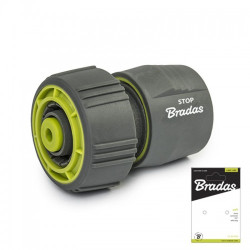 Коннектор для шланга 3/4" LIME LINE SOFT - STOP, LE-S2150K (Bradas)
