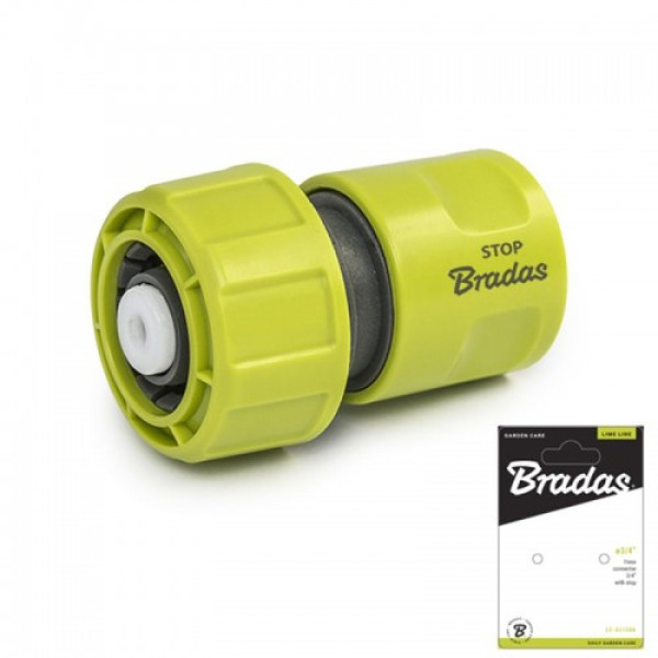 Коннектор для шланга 3/4" LIME LINE STOP, LE-02150K (Bradas)