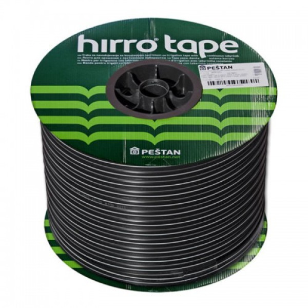 Капельная лента 16 мм (8 mil) через 10 см, 1 л/час. HIRRO TAPE (Bradas)