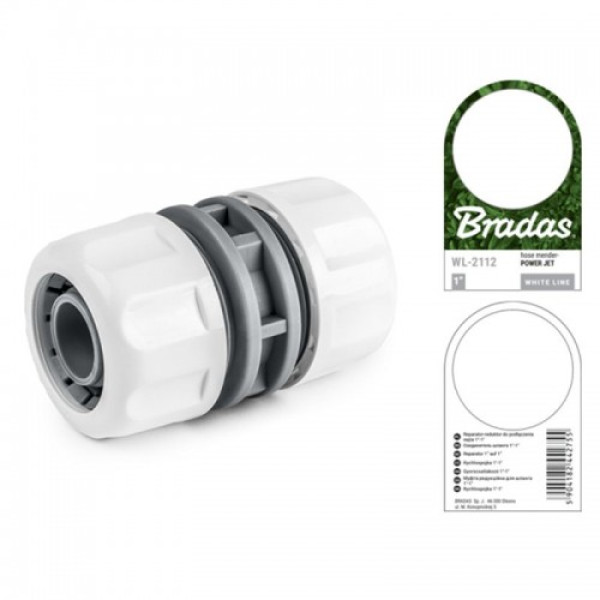Муфта з'єднувальна 1" WHITE LINE (10 шт.) WL-2112 (Bradas)