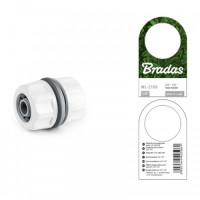 Муфта з'єднувальна 1/2" WHITE LINE (25 шт.) WL-2100 (Bradas)