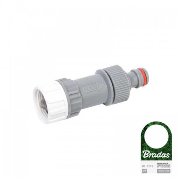 Редуктор тиску до 1 Bar WHITE LINE РВ 3/4" з фільтром (10 шт.) WL-2233 (Bradas)