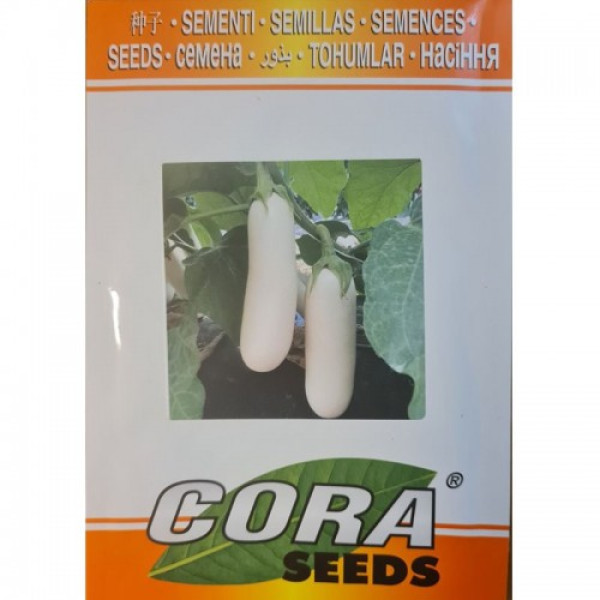 ЦРБ 50153 F1 (CRX 50153 F1) семена баклажана удл.-цил. белого (Cora Seeds)