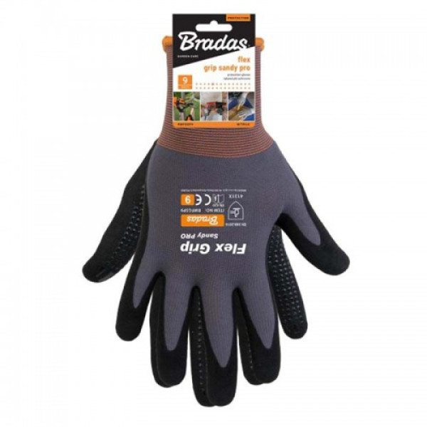 Рукавички захисні Flex Grip Sandy Pro нитрил (Bradas)