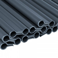 Клипсы для ограждающей ленты SOLID 19 см серые (20 шт.) TOBKS1920GY (Bradas)