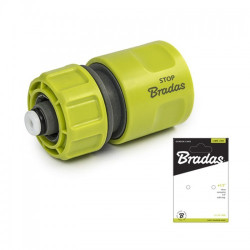Коннектор для шланга 1/2" LIME LINE STOP, LE-02140K (Bradas)