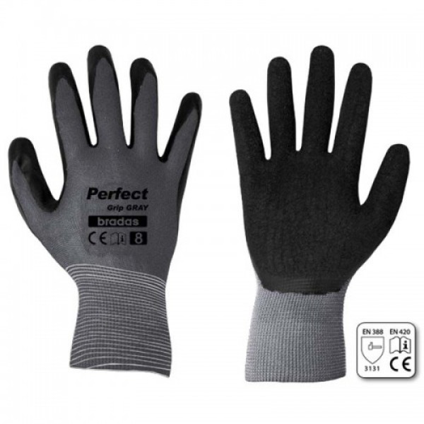 Рукавички захисні Perfect Grip Gray латекс