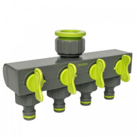 Розподільник з 4 кранами РВ 3/4" LIME EDITION, LE-3033 (Bradas)
