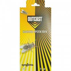 Інсектицид Ауткаст (Outcast) Наліпки проти мух