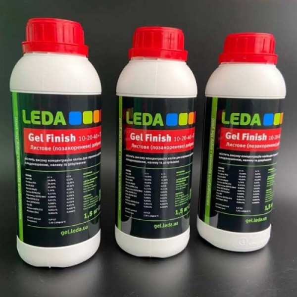 Гель Фініш 10-20-40+TE (Leda Gel Finish 10-20-40+TE) Добриво (Leda Agro)