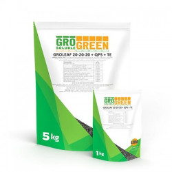 Гроліф (Groleaf) 20-20-20+TE+QPS45 водорозчинне добриво (GroGreen)