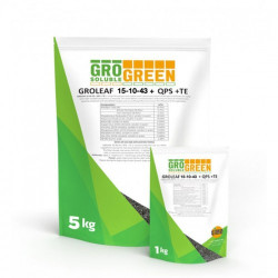 Гроліф (Groleaf) 5-10-43+TE+QPS45 водорозчинне добриво (GroGreen)