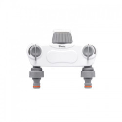 Розподільник с 2 кранами WHITE LINE - SOLID, WL-3032K (Bradas)